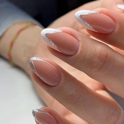 24 Pcs French Nail 2 Shade 💅