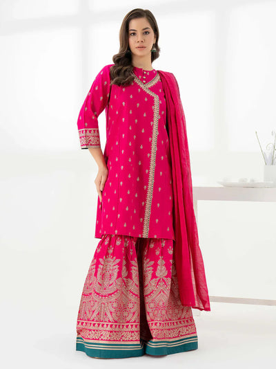 3 Piece Lawn Suit-Embroidered