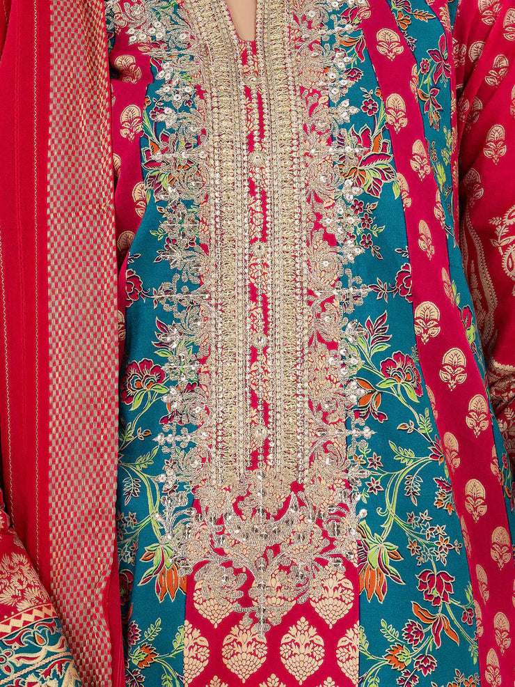 2 Piece Lawn Suit-Embroidered