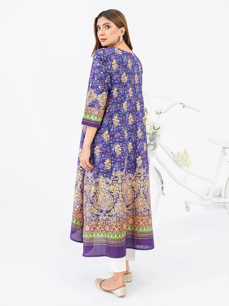 Cambric Pishwas-Embroidered