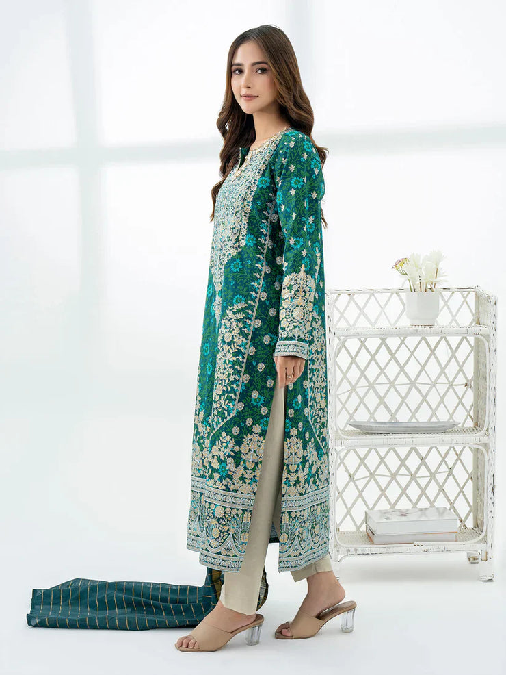 2 Piece Lawn Suit-Embellished