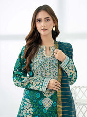 2 Piece Lawn Suit-Embellished