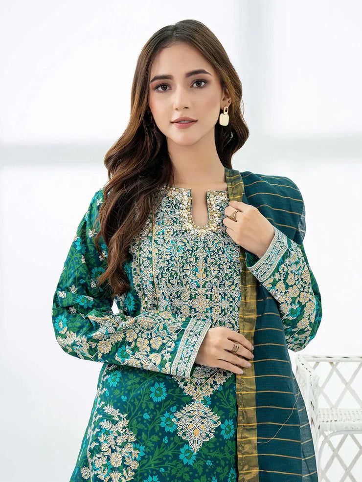 2 Piece Lawn Suit-Embellished