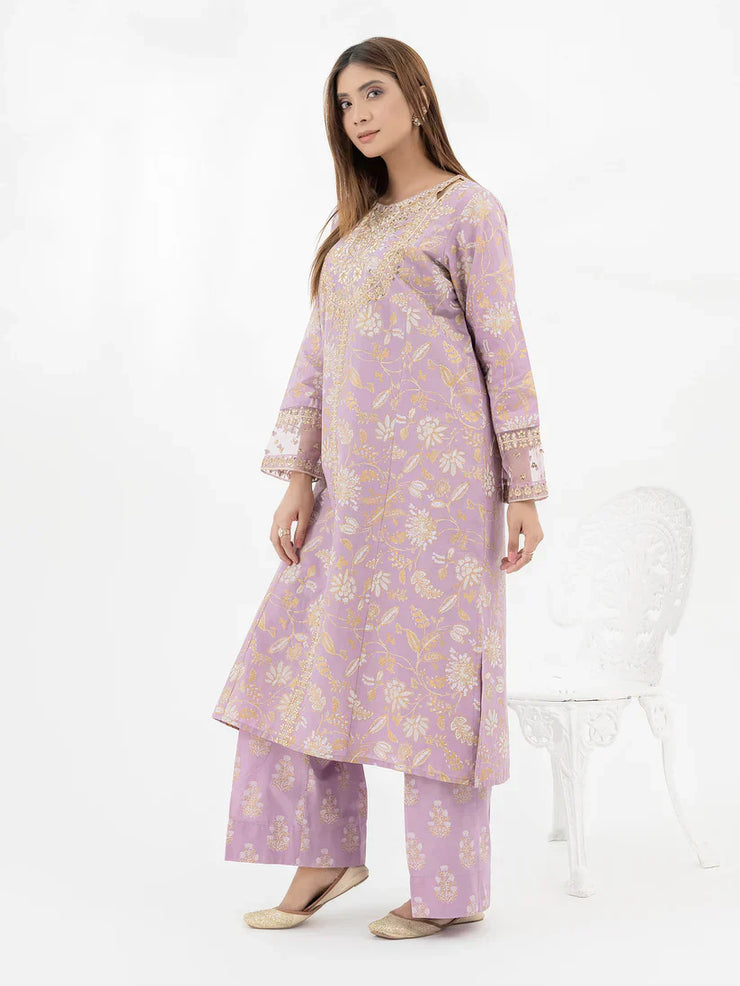 2 Piece Lawn Suit-Embroidered