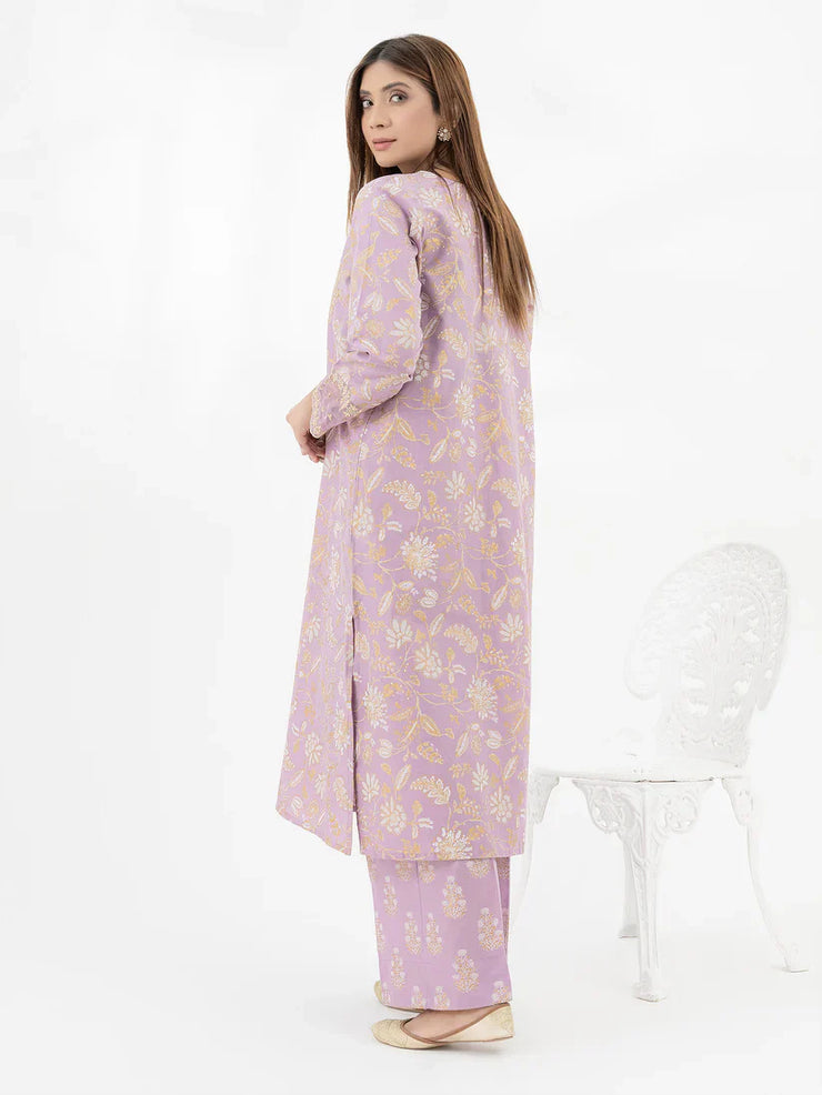 2 Piece Lawn Suit-Embroidered