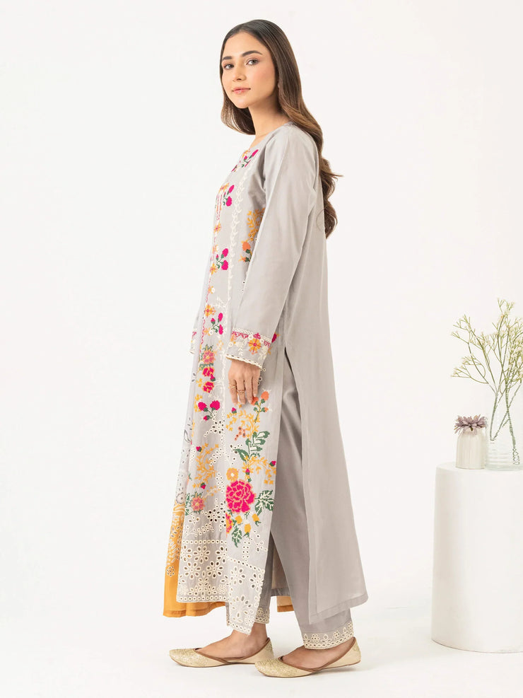3 Piece Lawn Suit-Embroidered
