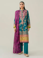 3 Piece Lawn Suit-Paste Print