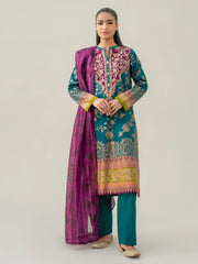 3 Piece Lawn Suit-Paste Print