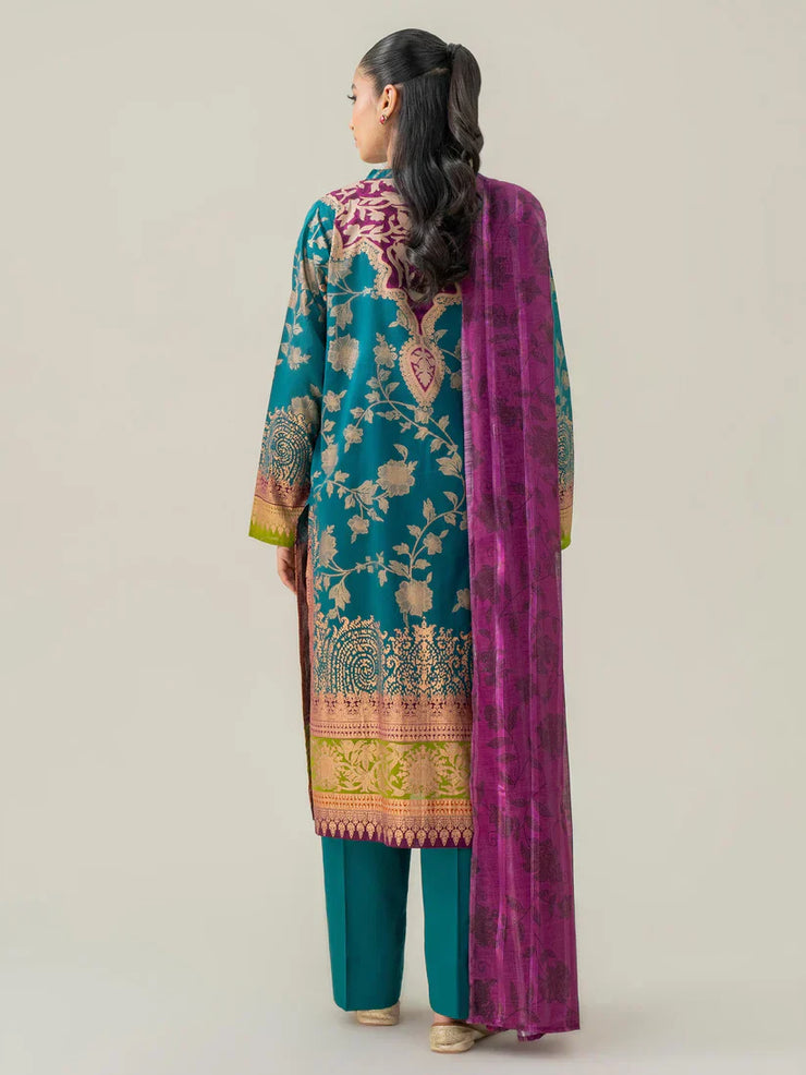 3 Piece Lawn Suit-Paste Print