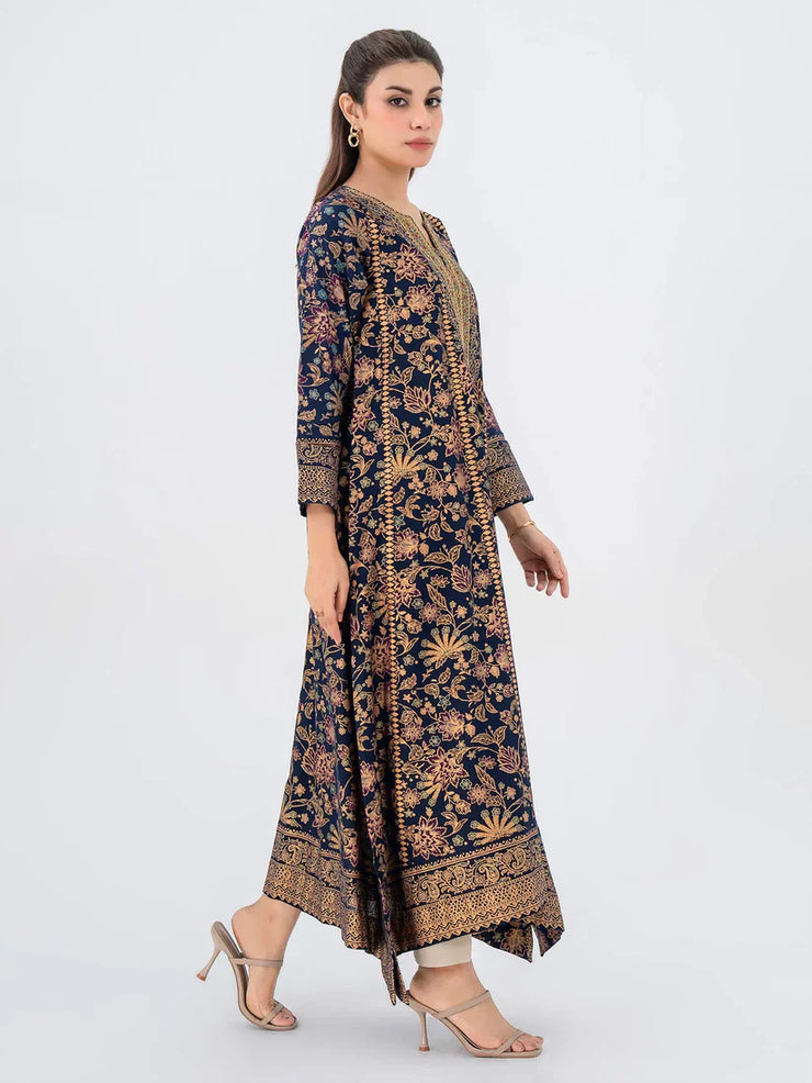 Khaddar Shirt-Embroidered