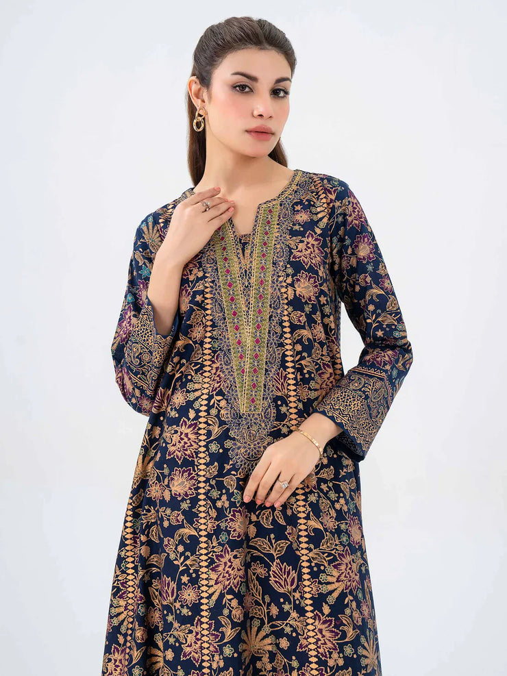 Khaddar Shirt-Embroidered