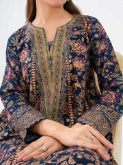 Khaddar Shirt-Embroidered